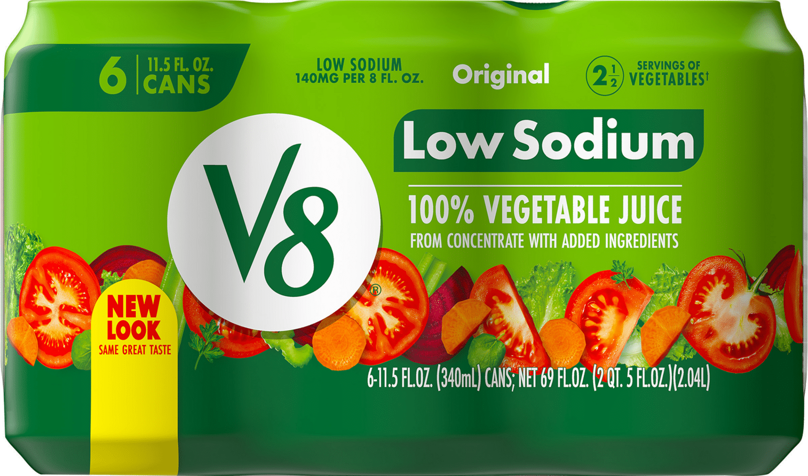 V8 Low Sodium Original 100% Vegetable Juice
