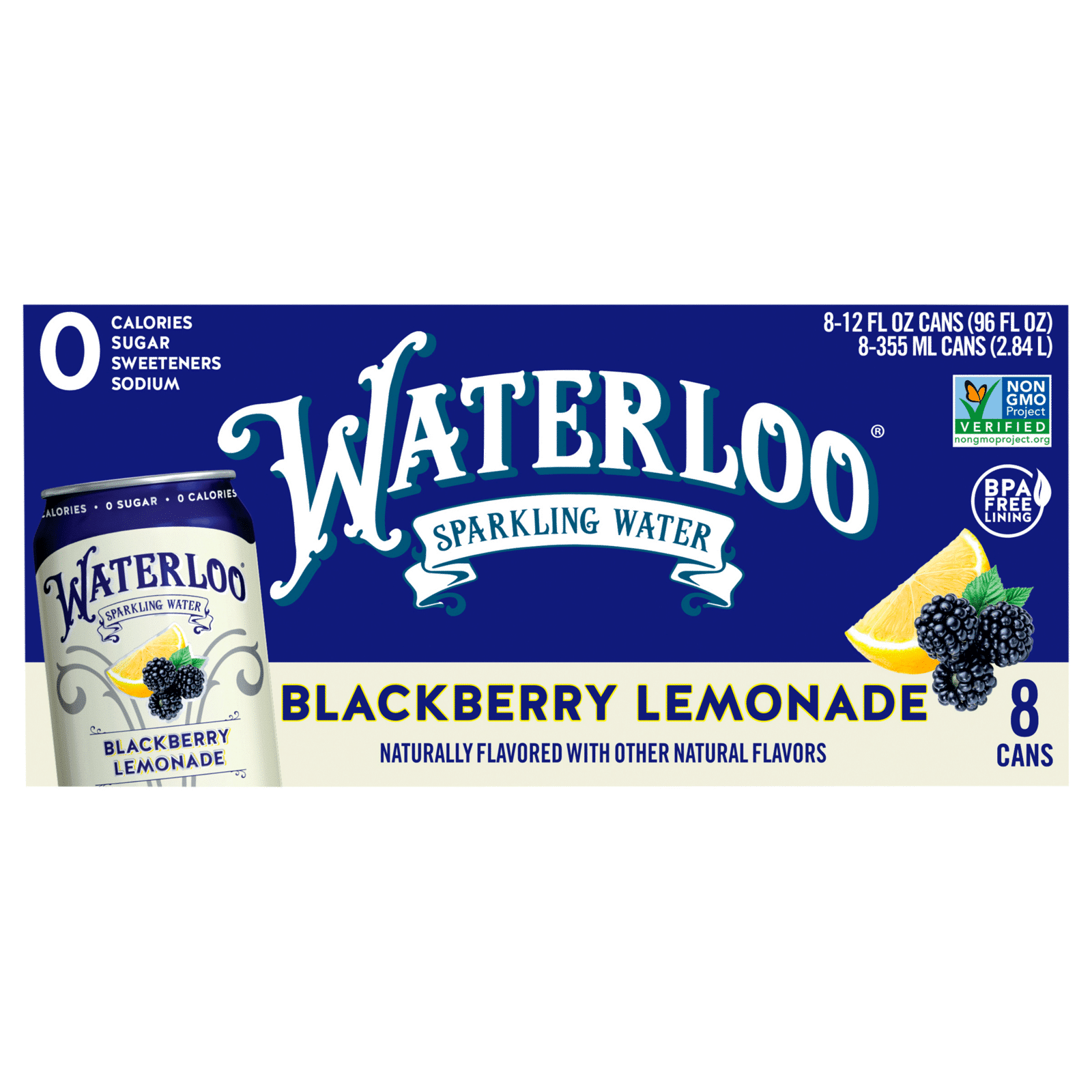 Waterloo Sparkling Water Blackberry Lemonade