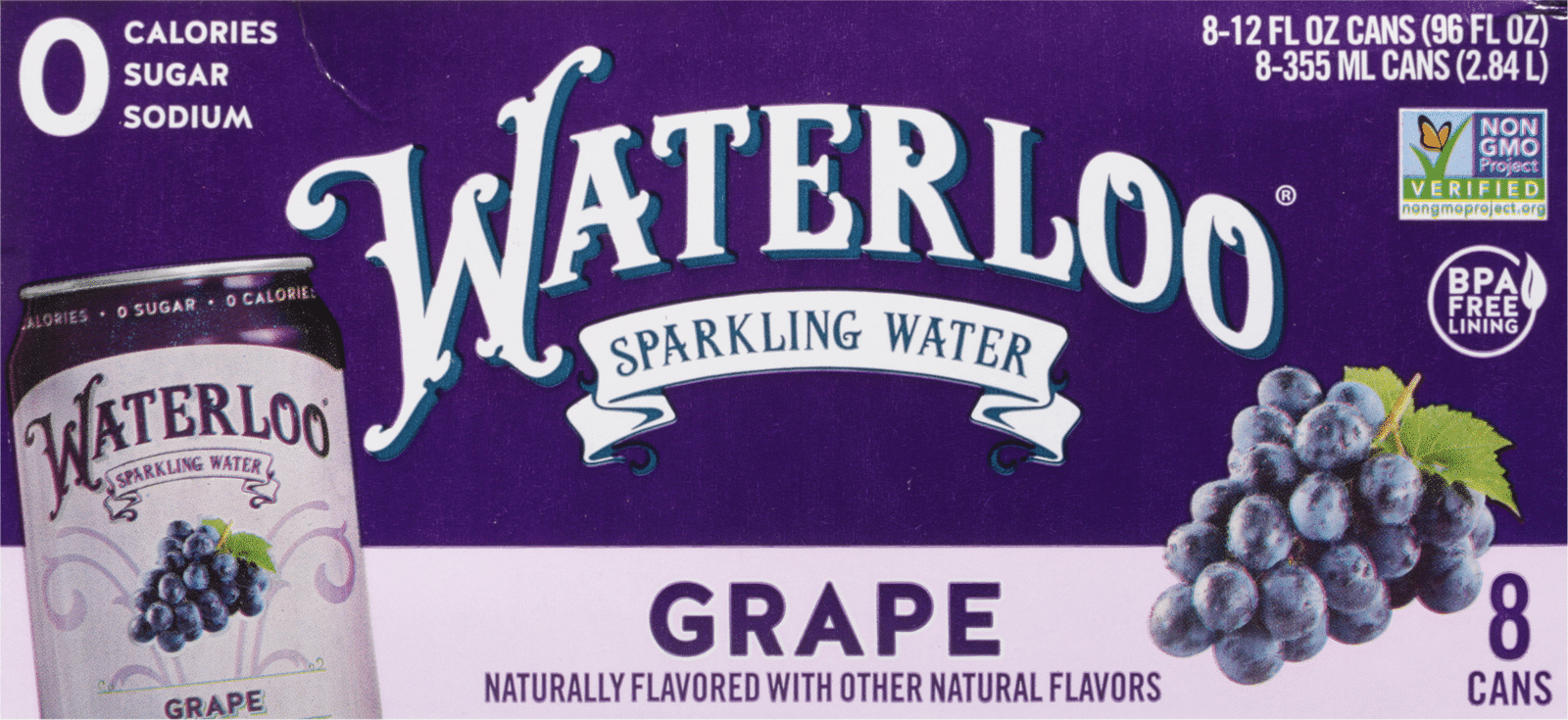 Waterloo Grape Sparkling Water