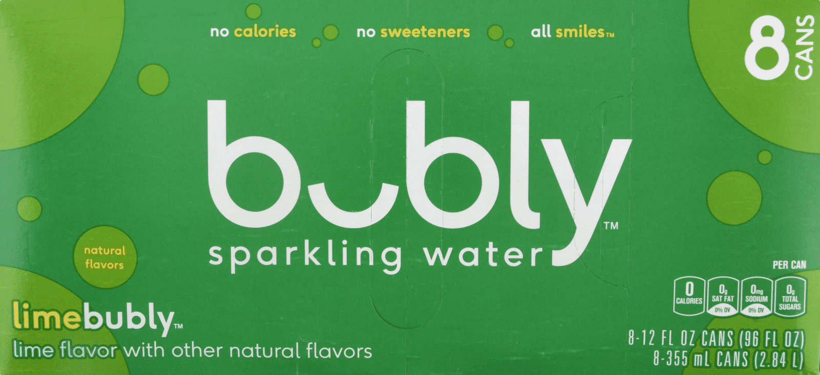 bubly Lime Sparkling Water 8 ea
