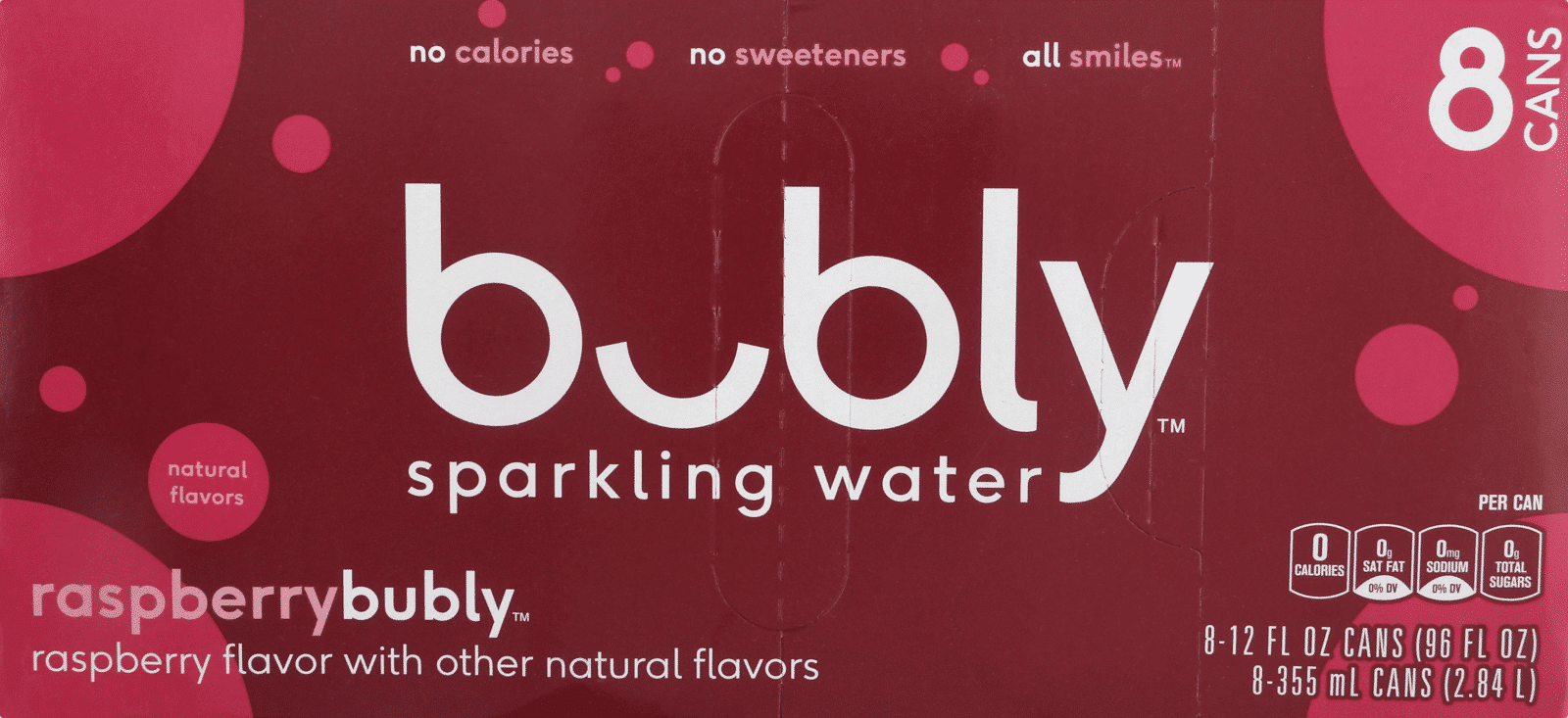 bubly Sparkling Water Raspberry